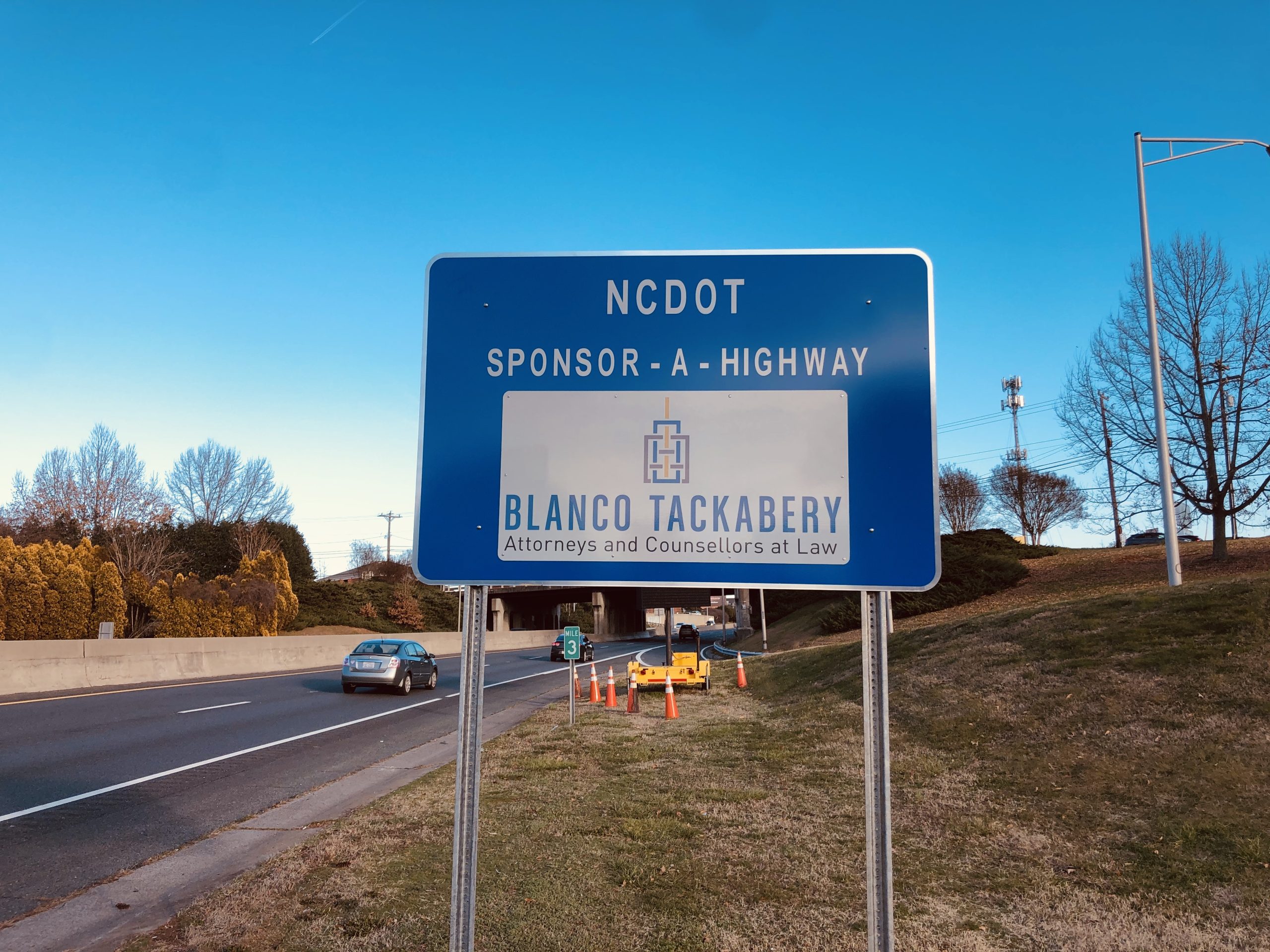 Blanco Tackabery Sponsors a Highway!